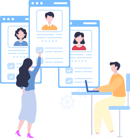 Applicant tracking system software dashboard for managing candidates and job applications