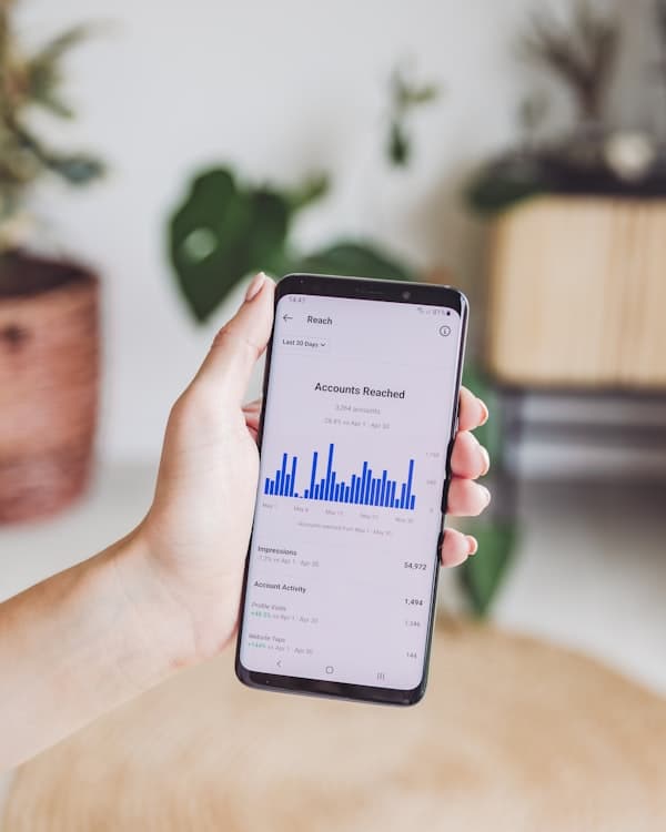 Dating app running on a smartphone