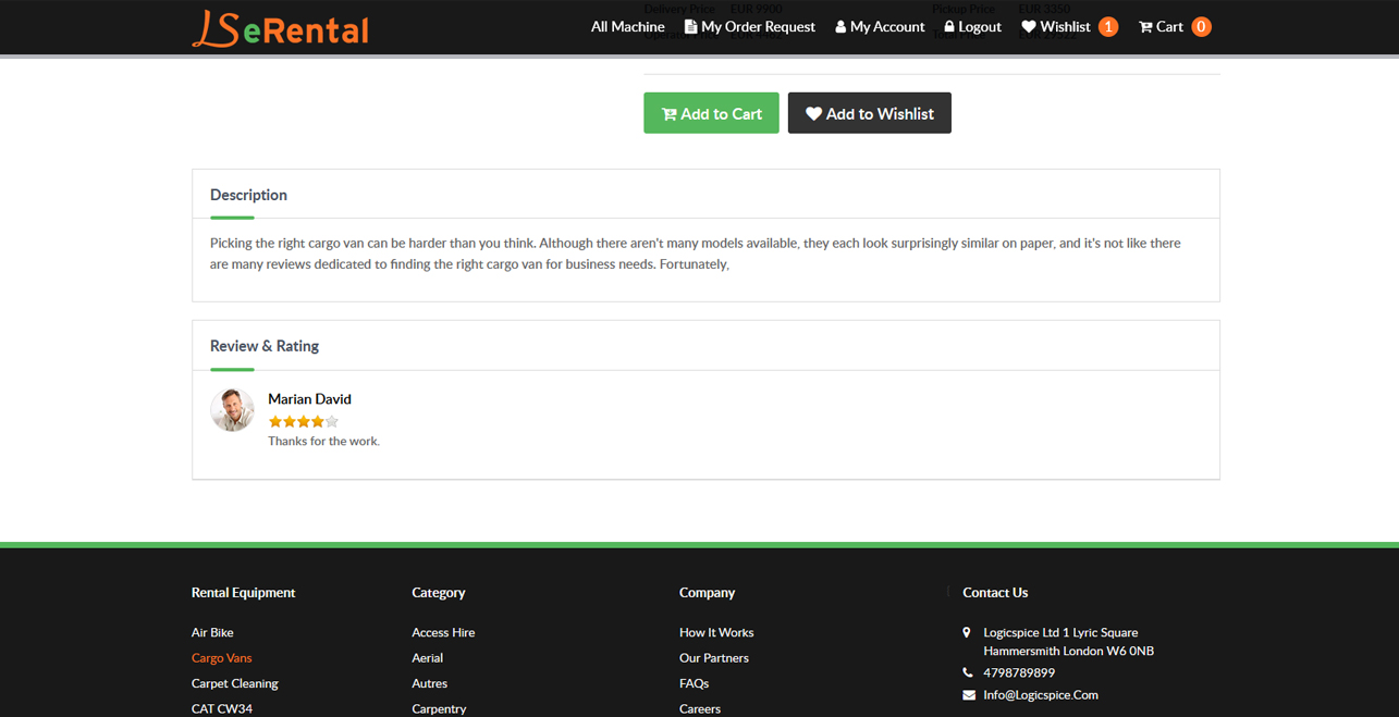 Review Feature
