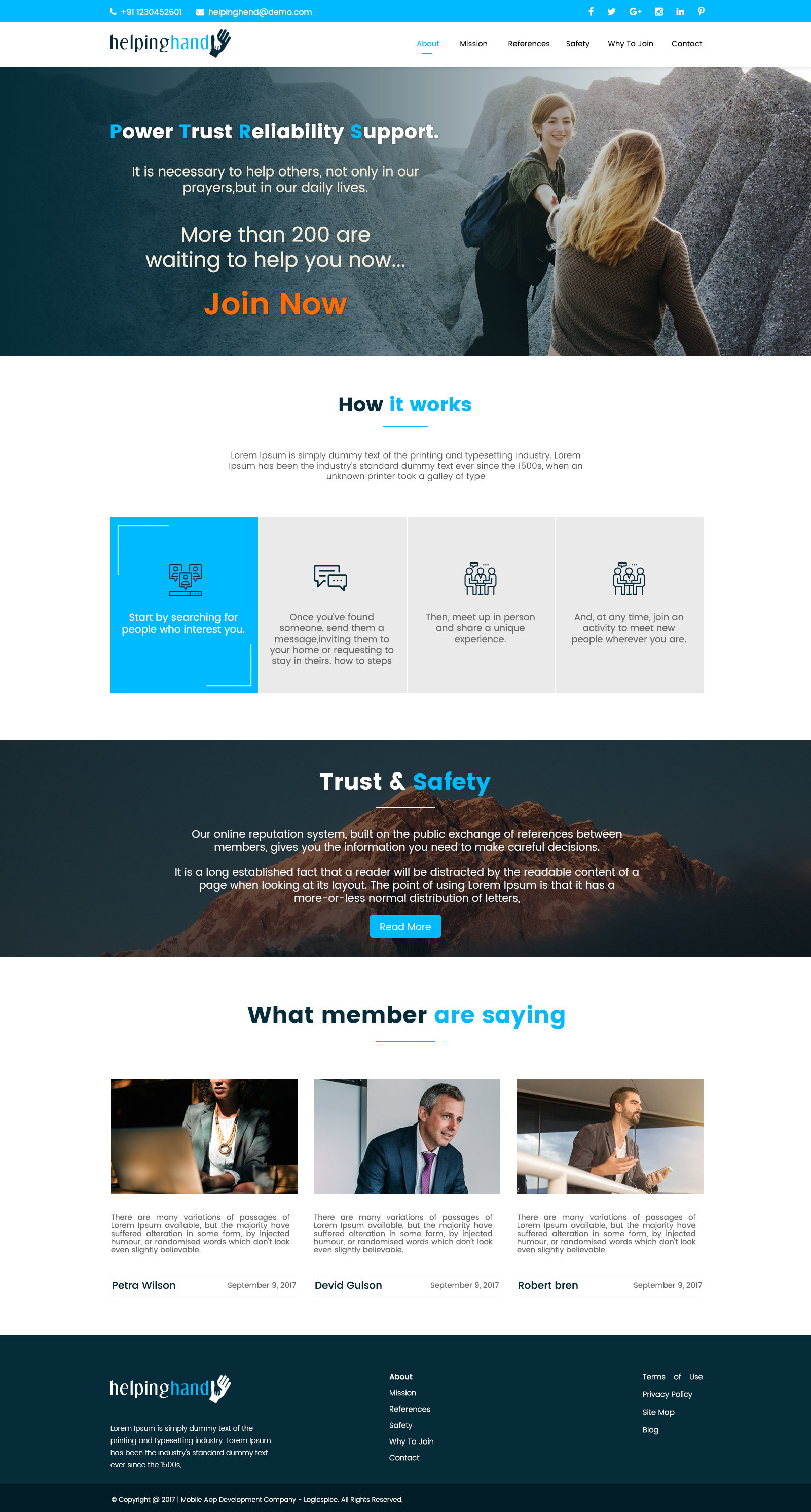 Ask and Help Website Template