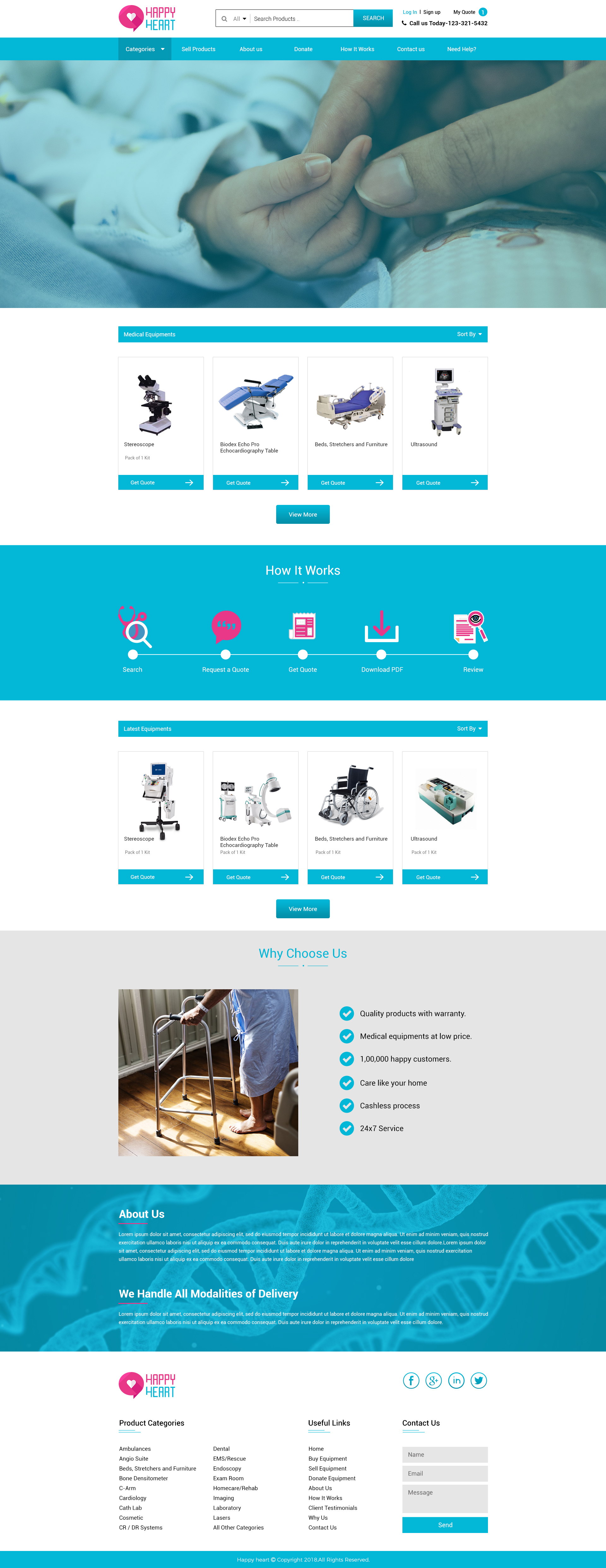 Happy Heart Website Template