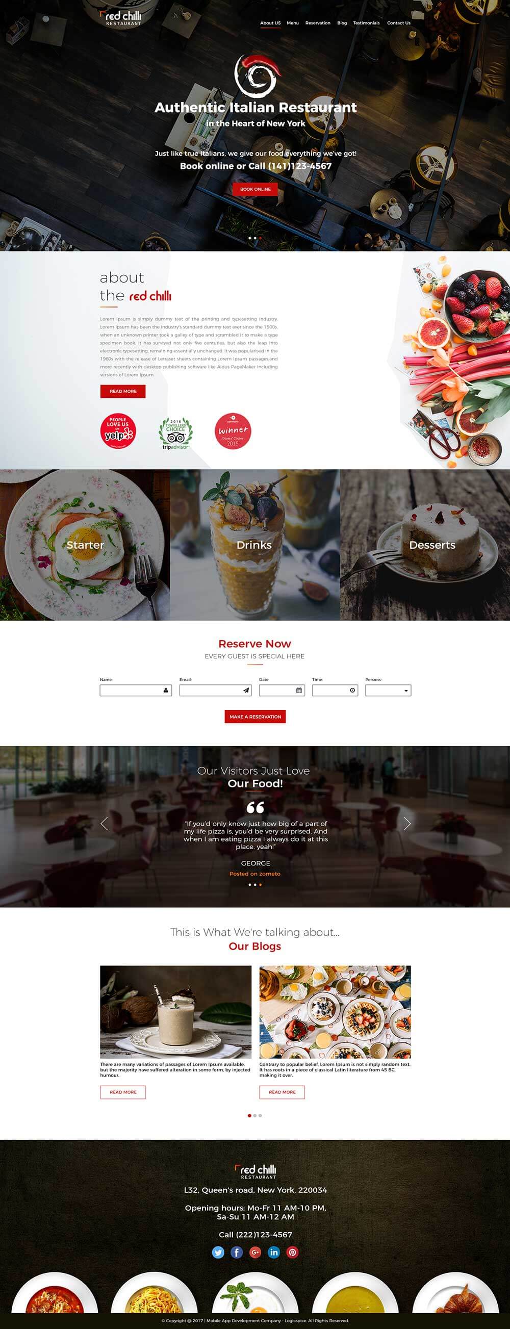 Red Chilli Website Template