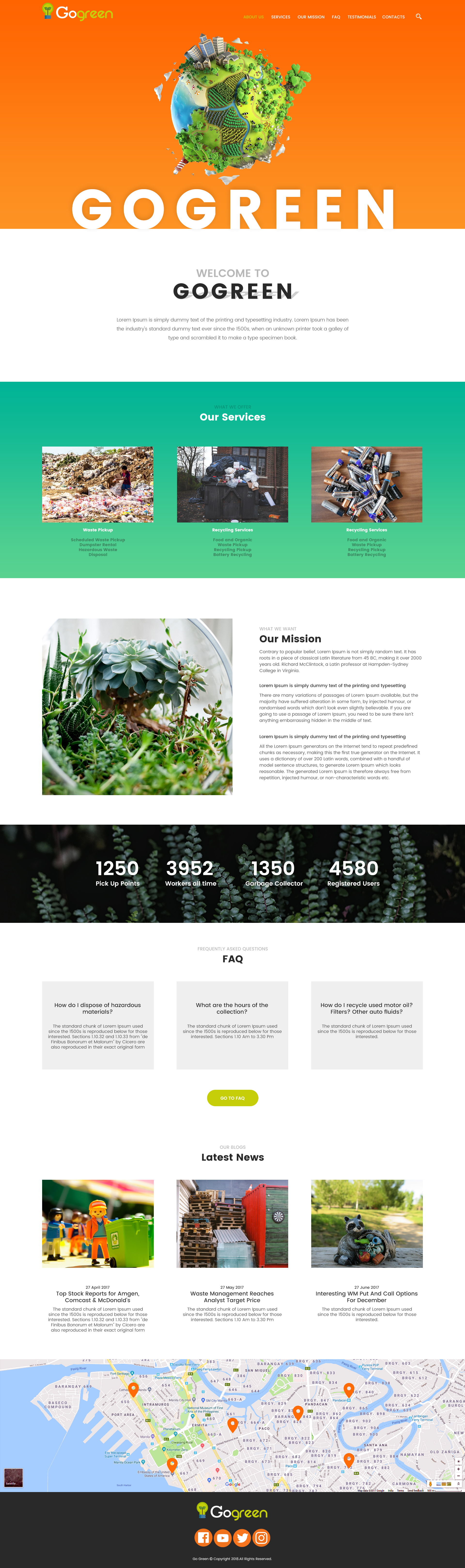 Go Green Website Template