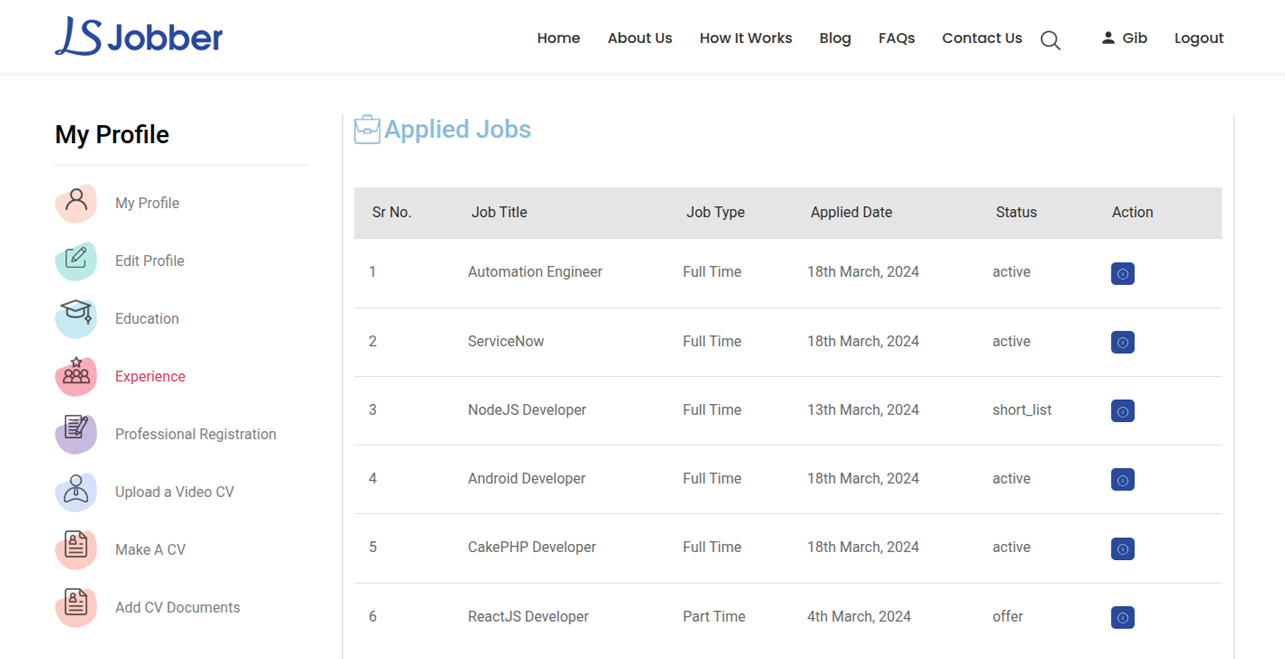 Job Application