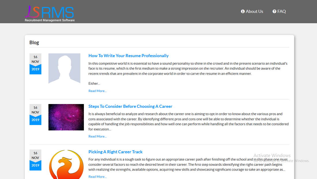 RMS Blog